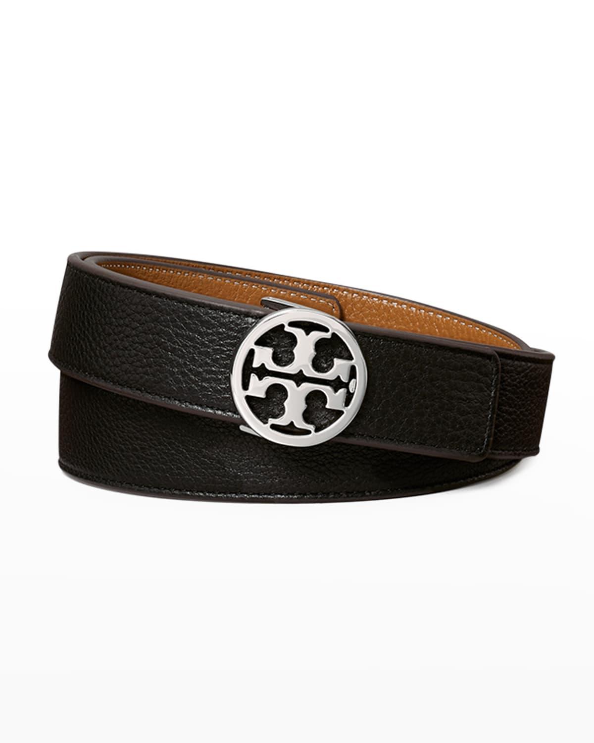 Tory Burch Logo Reversible Leather Belt Product Image