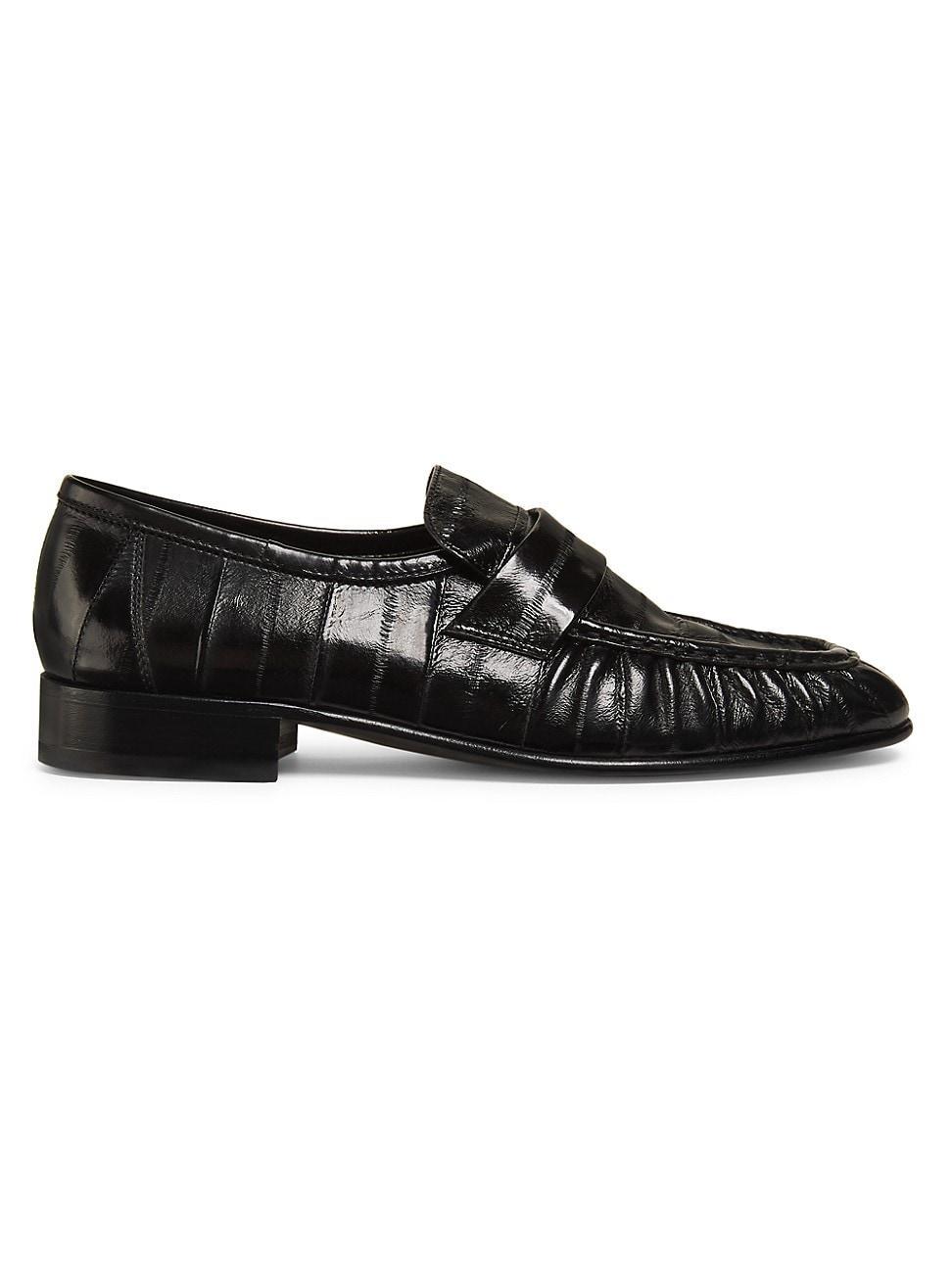 Soft Leather Flat Loafers Product Image