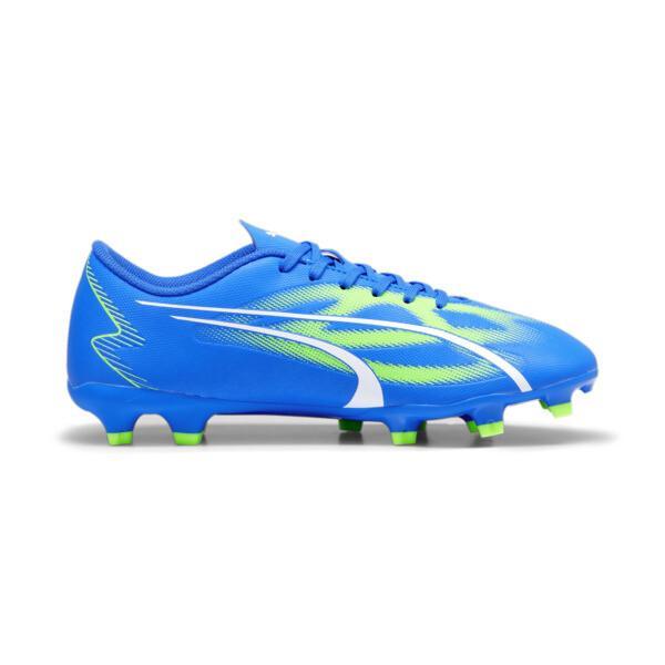 PUMA ULTRA PLAY FG/AG Men's Soccer Cleats Shoes in Ultra Blue/White/Pro Green Product Image