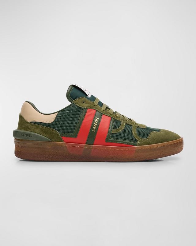 Mens Clay Mix-Leather Low-Top Sneakers Product Image