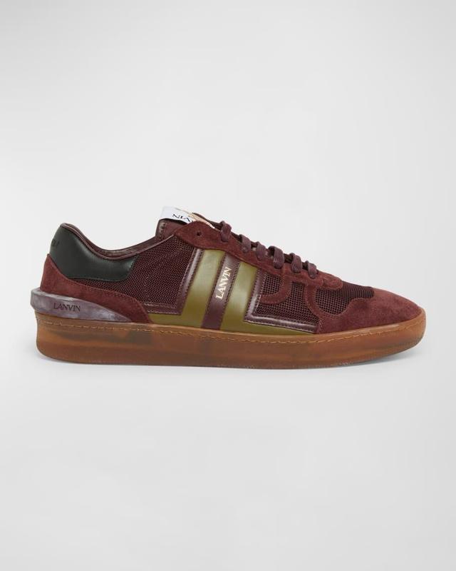 Mens Clay Mix-Leather Low-Top Sneakers Product Image