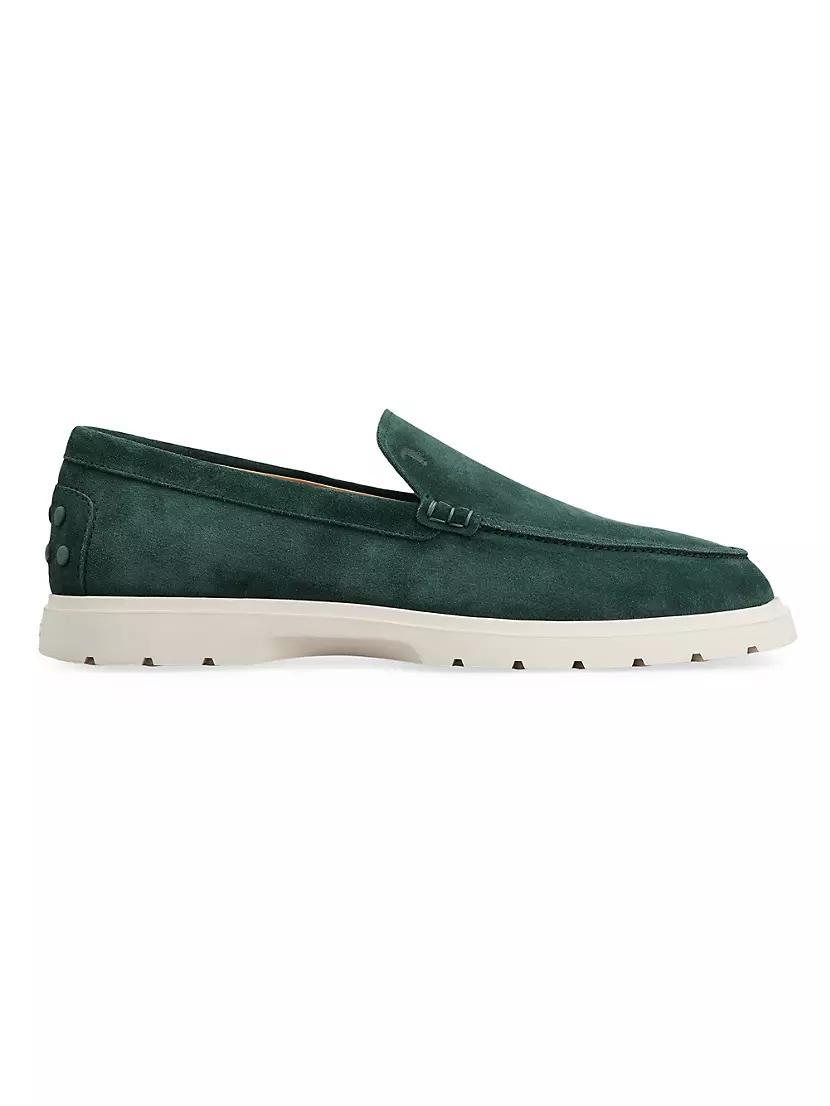 Polacco Gommino Suede Loafers Product Image