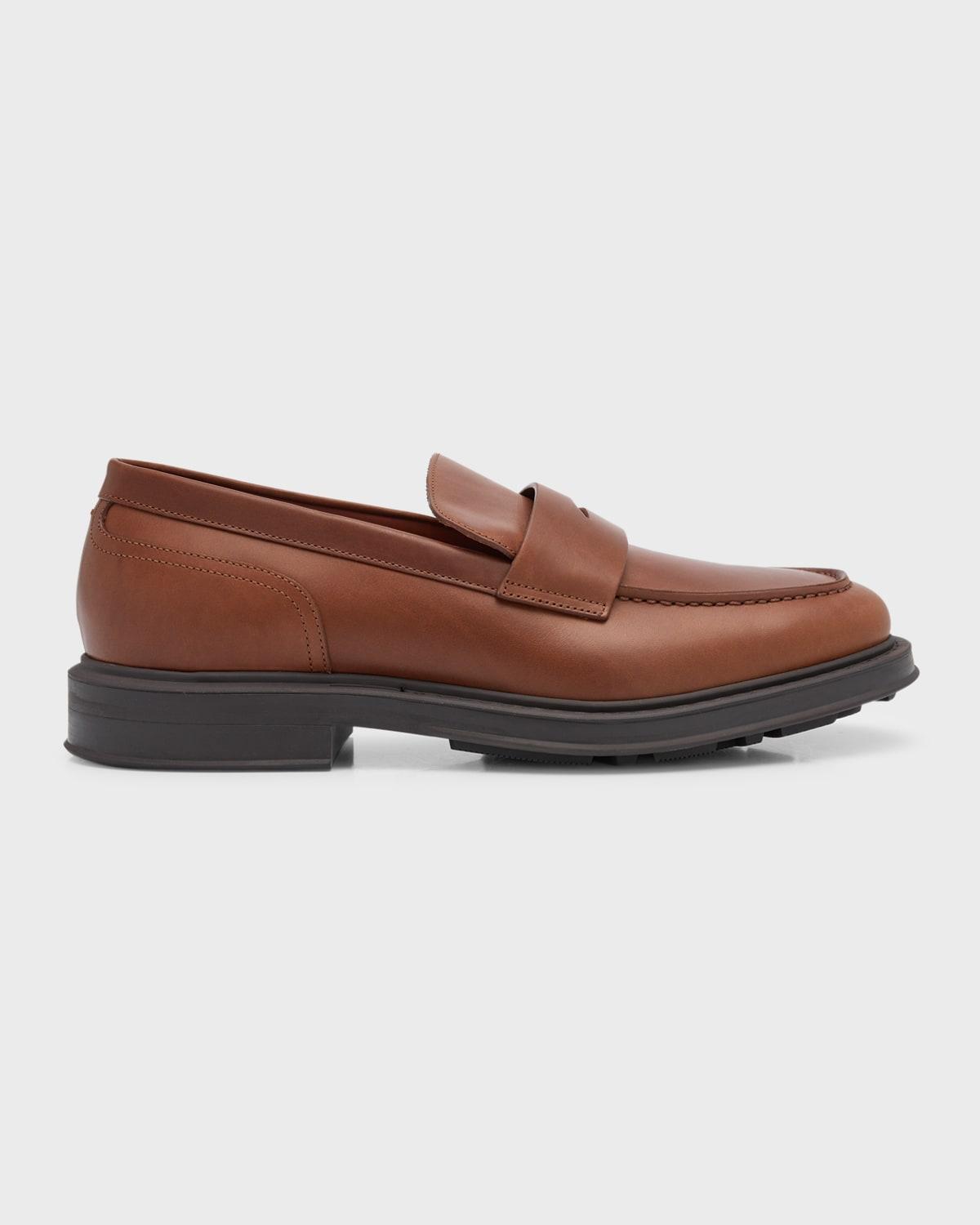 Mens Travis Leather Loafers Product Image