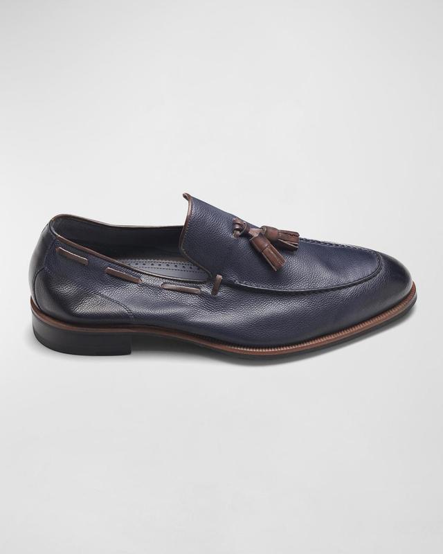 Mens Napoli Tassel Leather Loafers Product Image