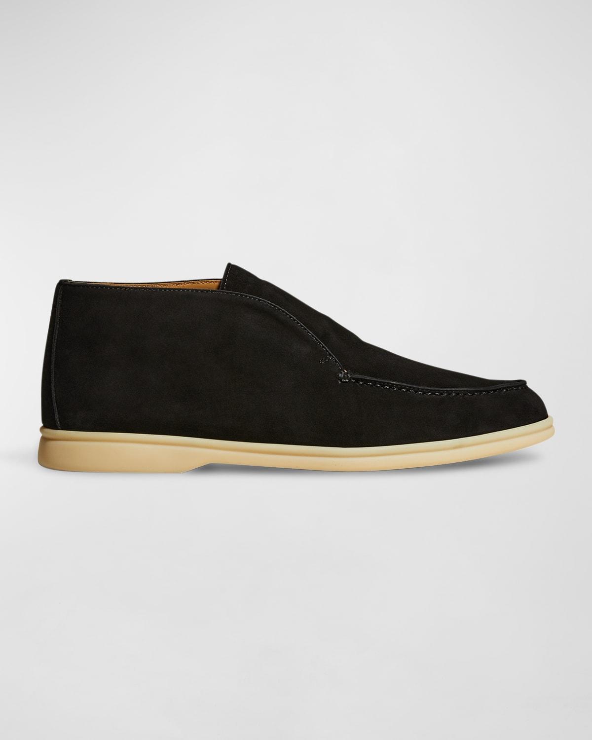 Mens Polacchino Suede Slip-On Chukka Boots Product Image