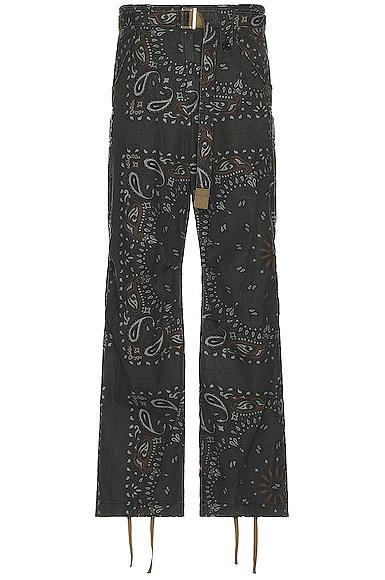 Bandana Print Pants Product Image