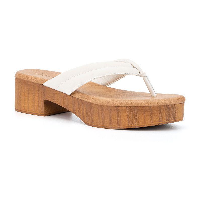 Olivia Miller Caye Womens Thong Sandals Product Image