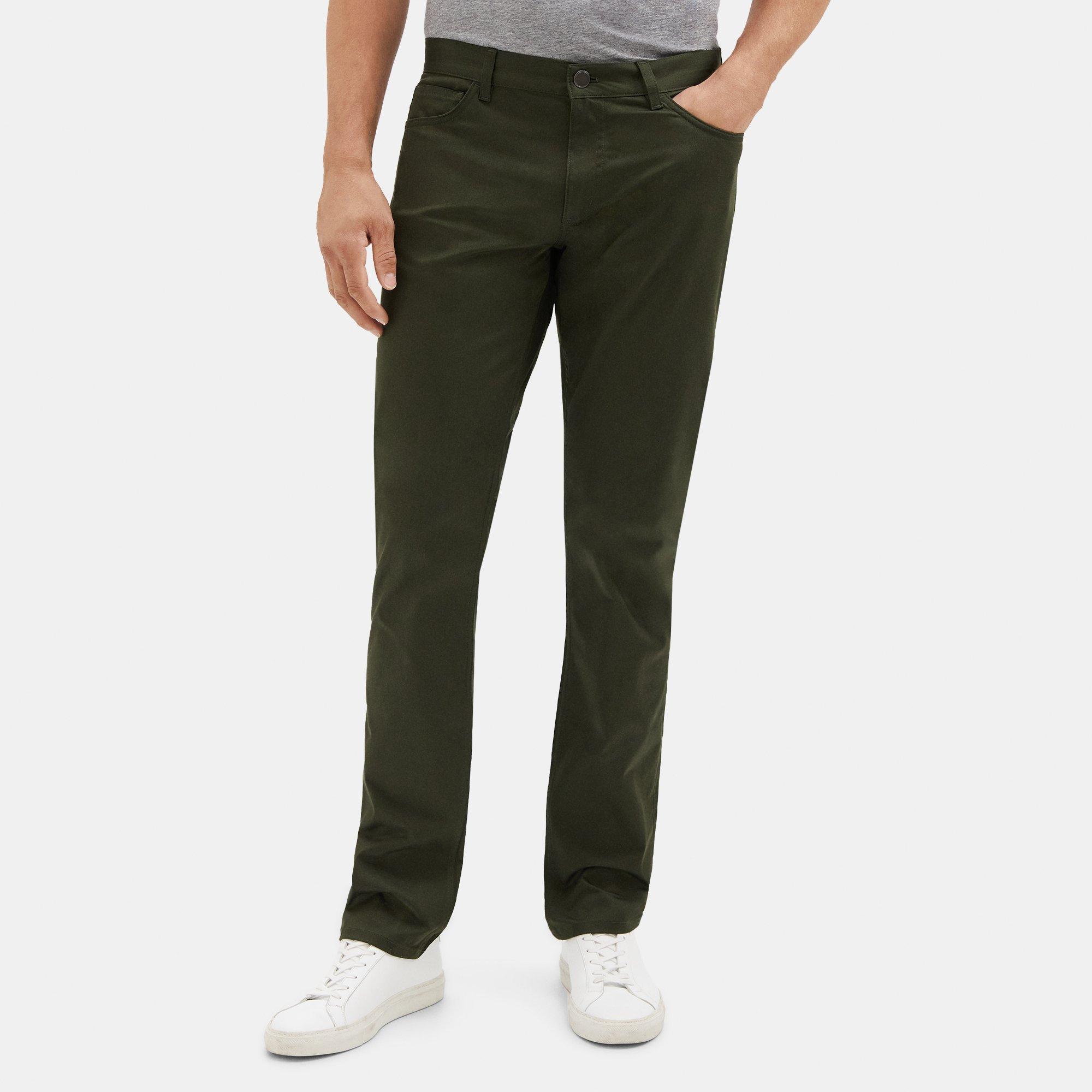 Stretch Cotton Twill Five-Pocket Pant | Theory Outlet Product Image