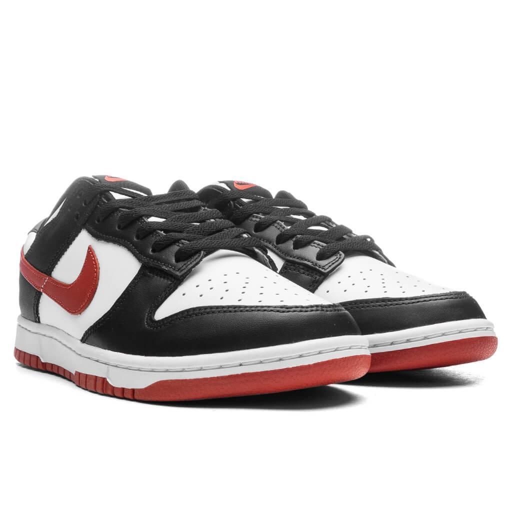 Dunk Low Retro - White/Dragon Red/Black Male Product Image