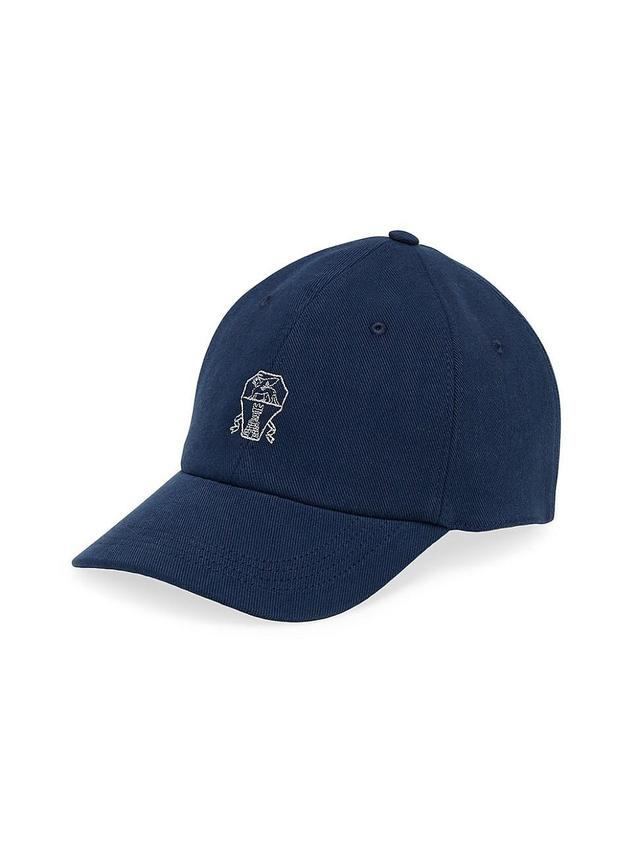 Mens Dyed Lightweight Denim Baseball Cap Product Image