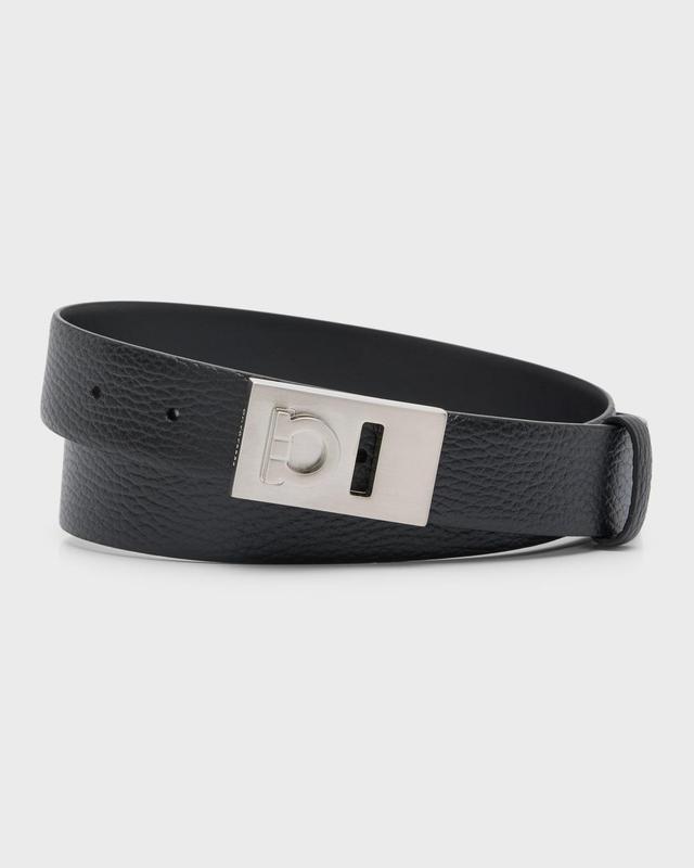 Mens Gancini Reversible Leather Belt Product Image