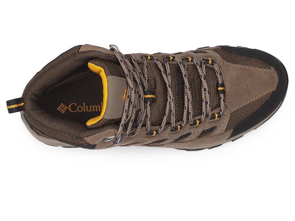 Columbia Crestwood Mid Waterproof (Cordovan/Squash 1) Men's Shoes Product Image