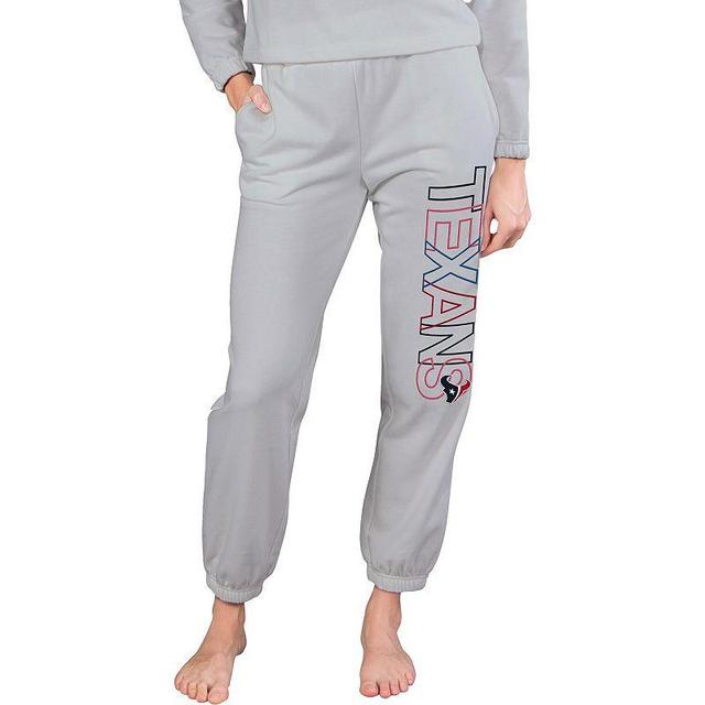 Womens Concepts Sport Gray Houston Texans Sunray French Terry Pants Product Image