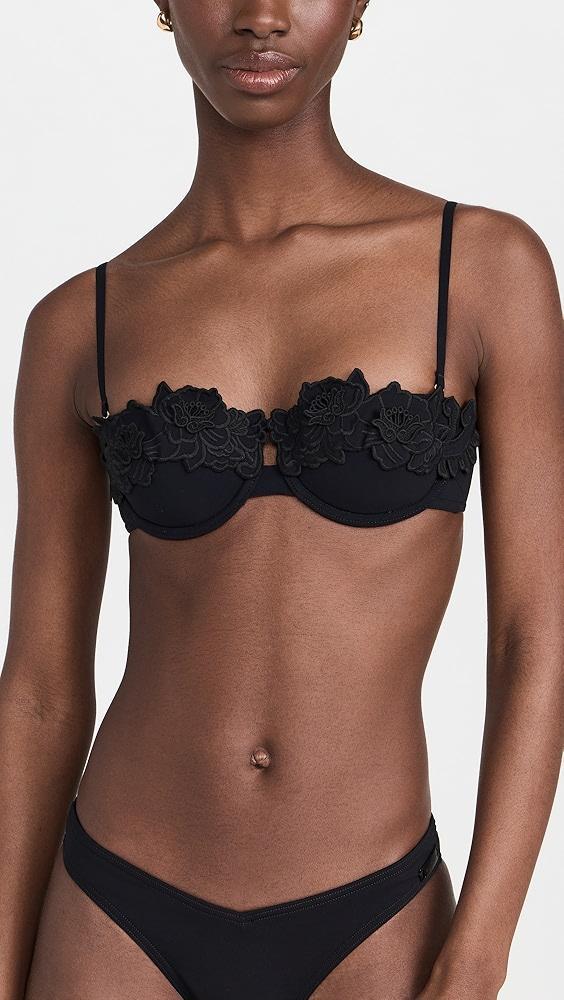 Zimmermann Halliday Embroidery Bra Swim Top | Shopbop Product Image