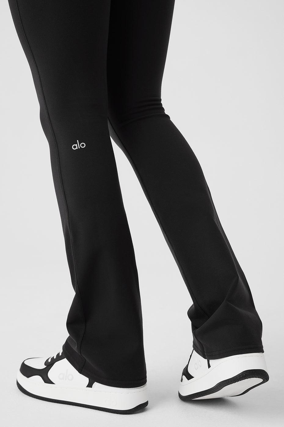 Airbrush High-Waist Bootcut Legging - Black Female Product Image