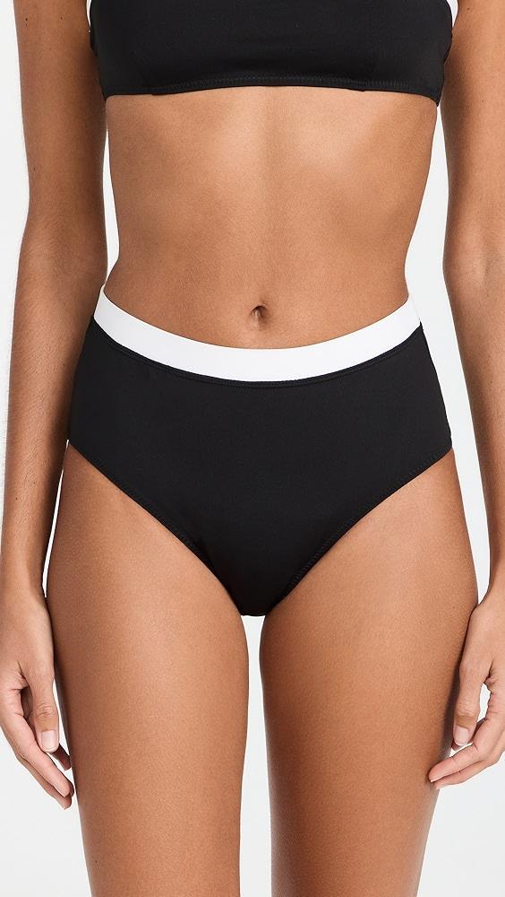 STAUD Devon High Rise Bikini Bottom | Shopbop Product Image