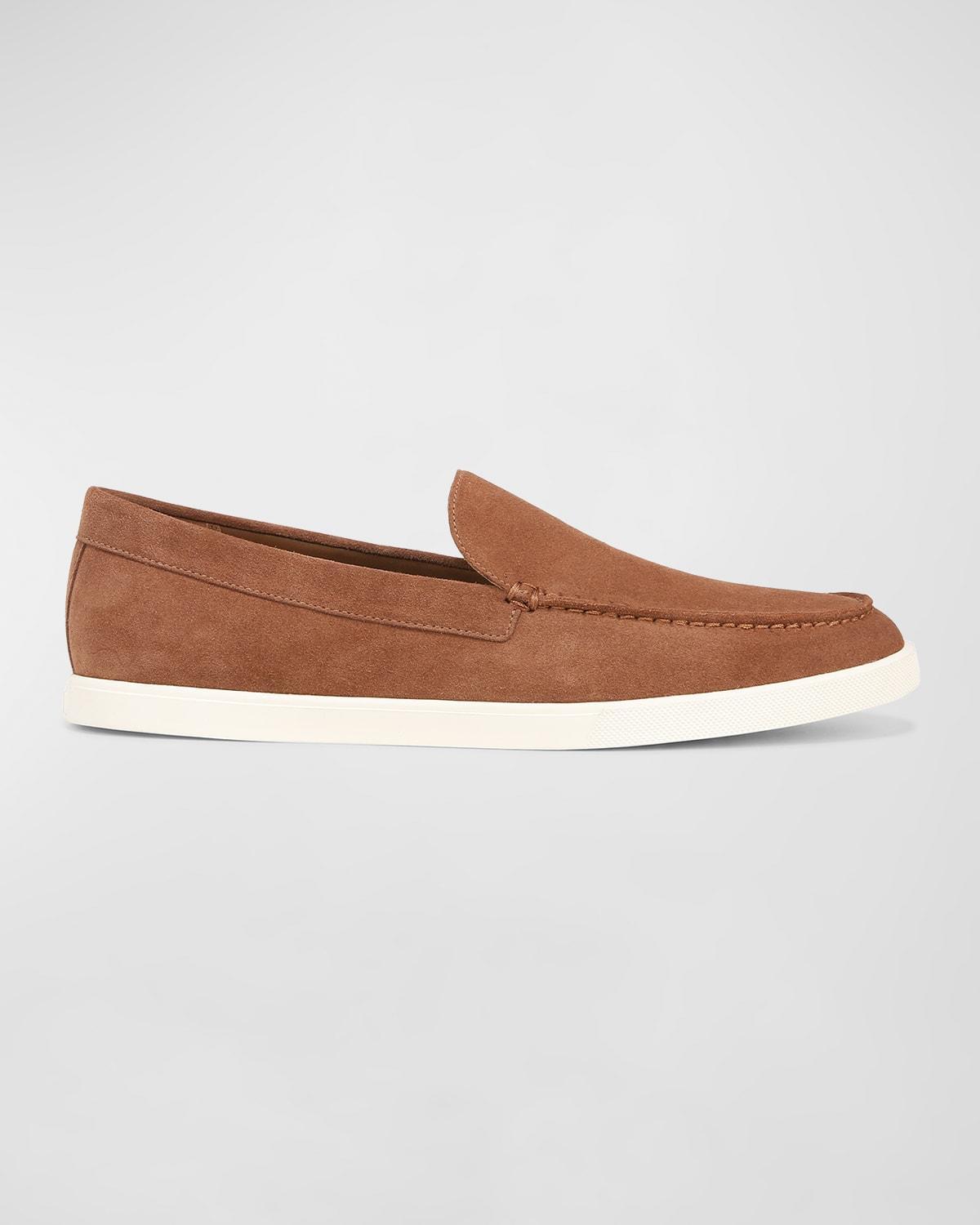 Mens Suede Slip-On Sneaker Loafers Product Image