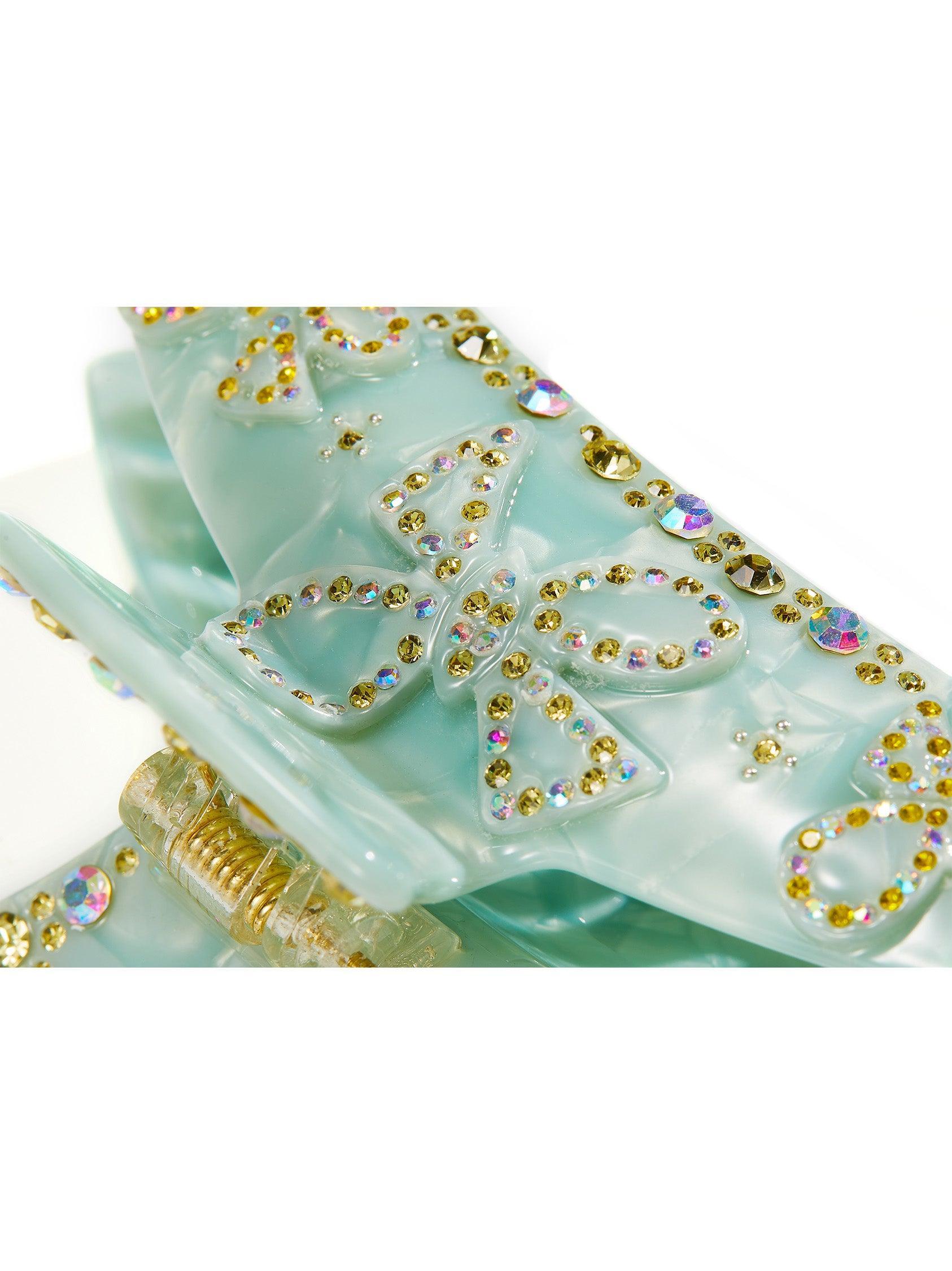 Bella Crystal Claw Clip (Blue) Product Image