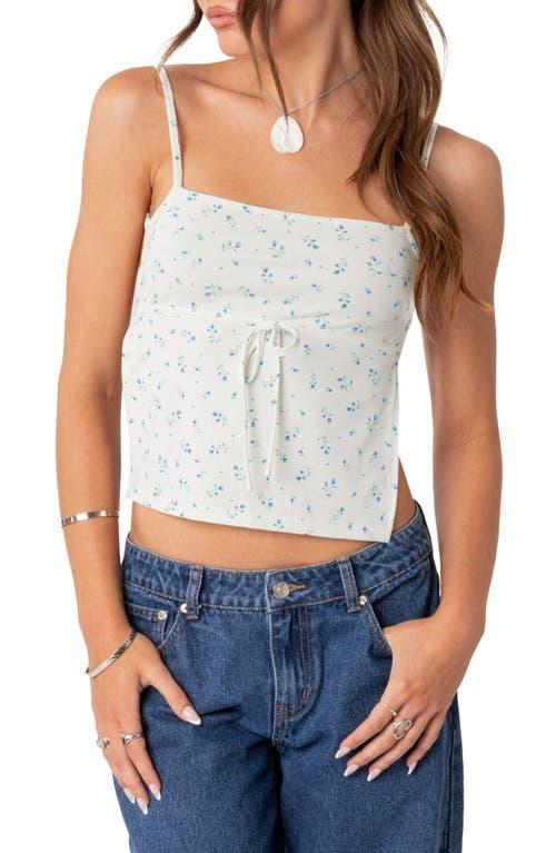 EDIKTED Marli Floral Open Back Tank Product Image