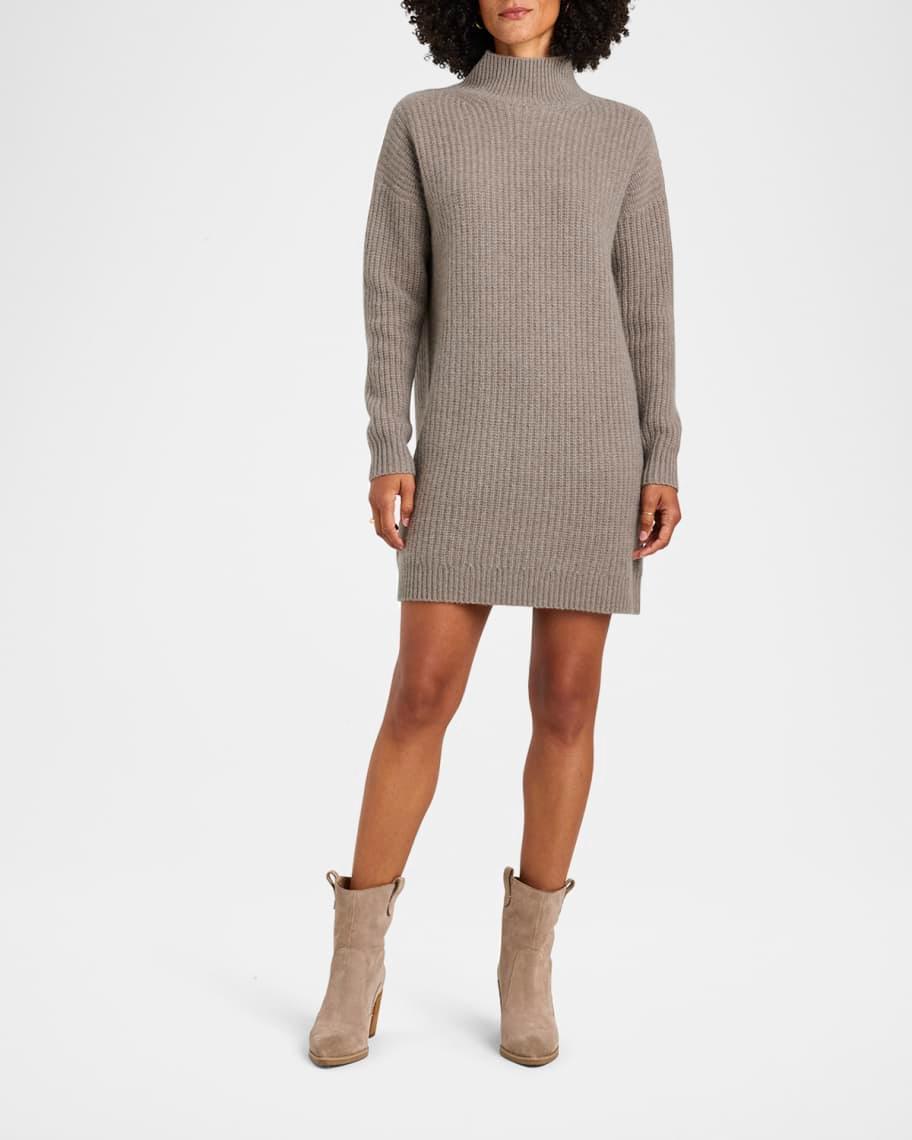 Tori Cashmere Turtleneck Sweater Dress Product Image