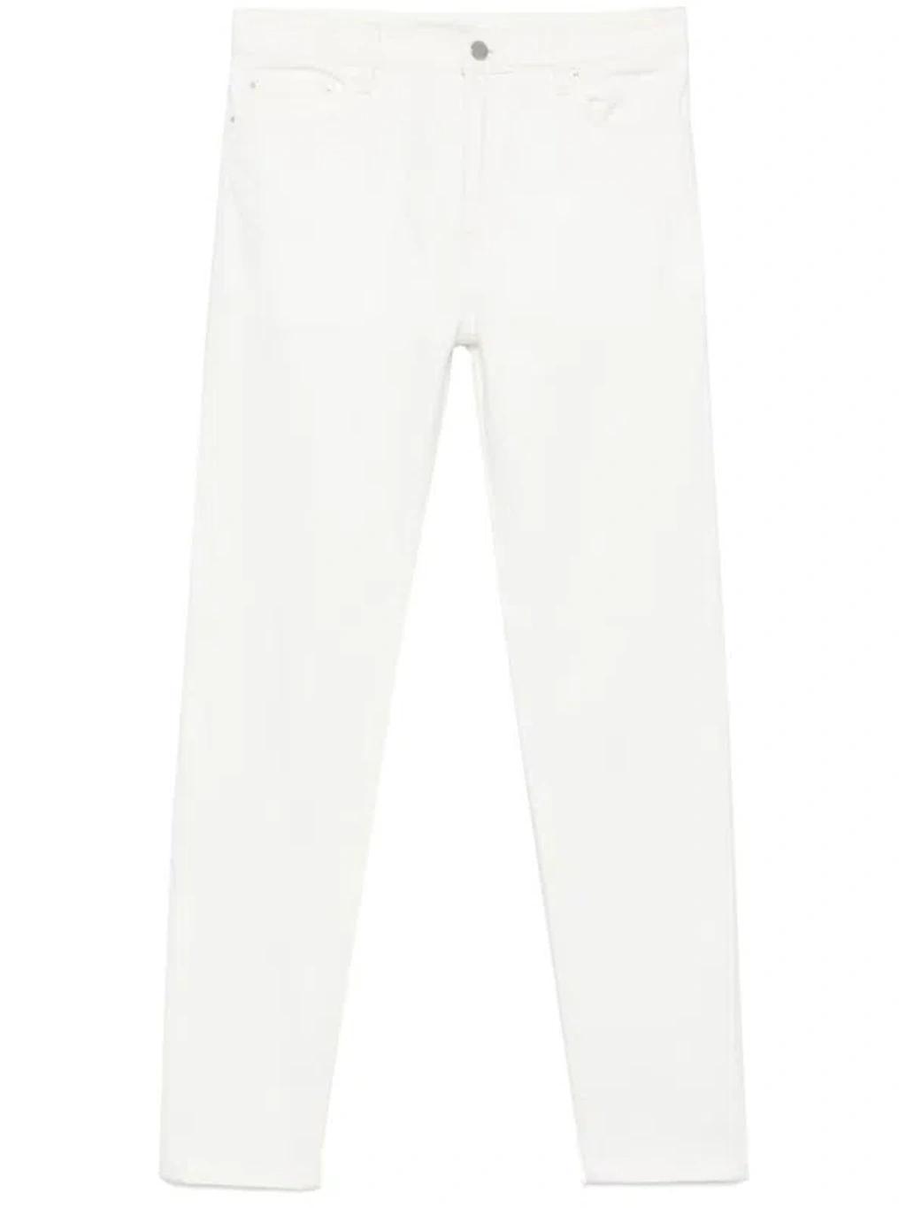 Low Tapered Jeans In White Product Image