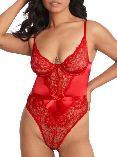 Oh La La Cheri Hailey Lace Underwire Teddy Product Image