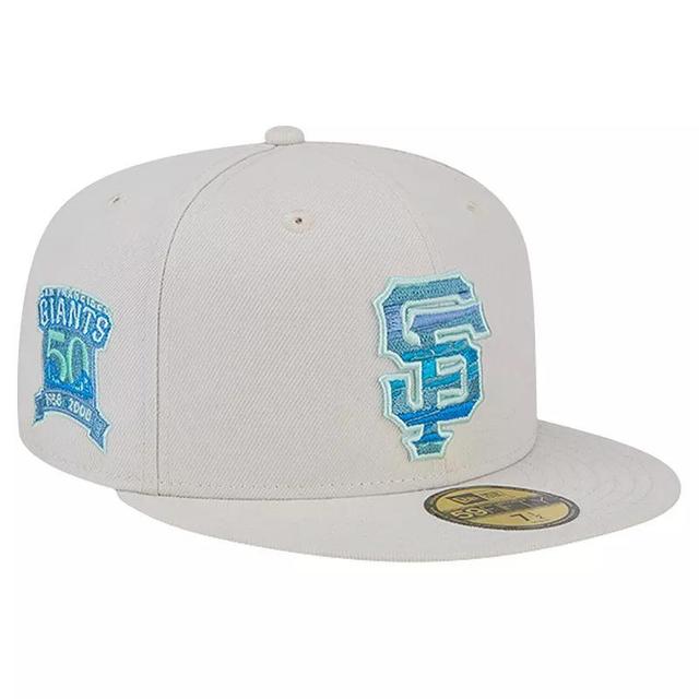 Mens New Era Khaki San Francisco Giants Stone Mist 59FIFTY Fitted Hat Product Image