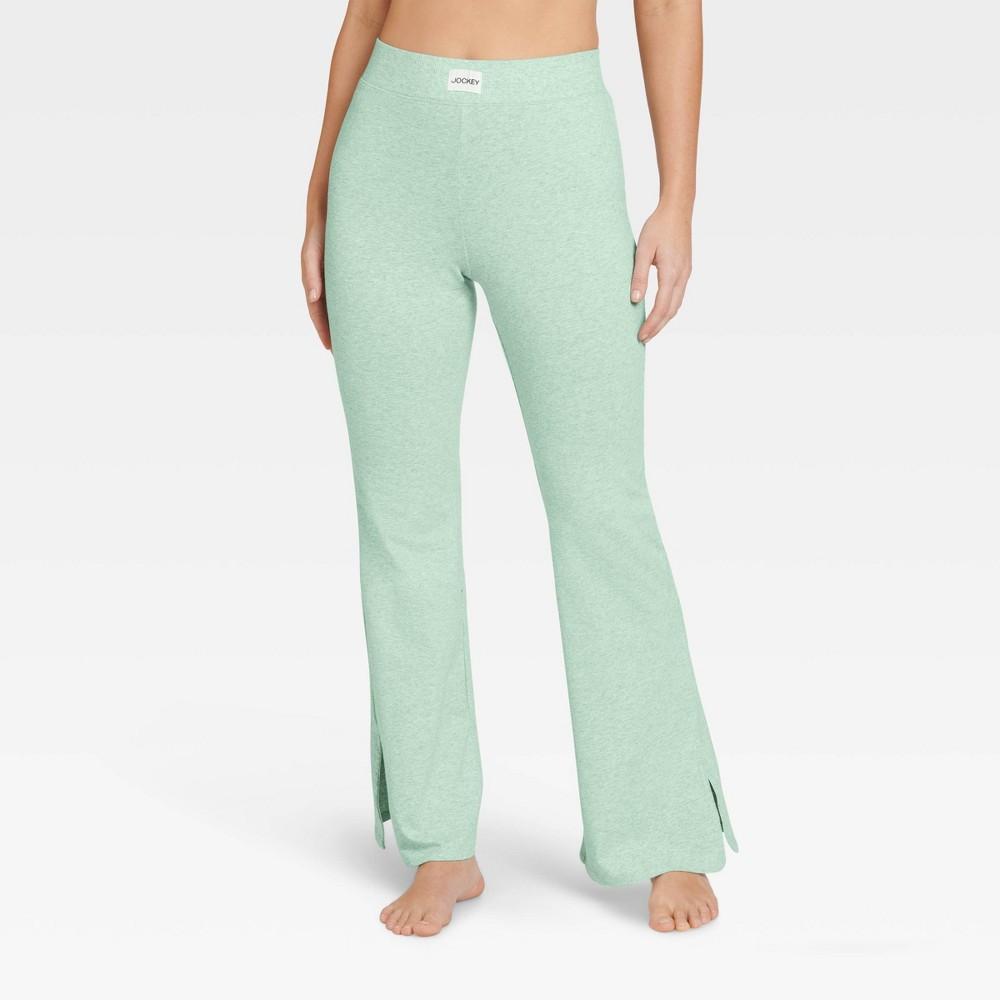 Jockey Generation Womens Cotton Stretch Flare Lounge Pants - Turquoise M: Organic Blend, Midweight Knit, Regular Fit Product Image