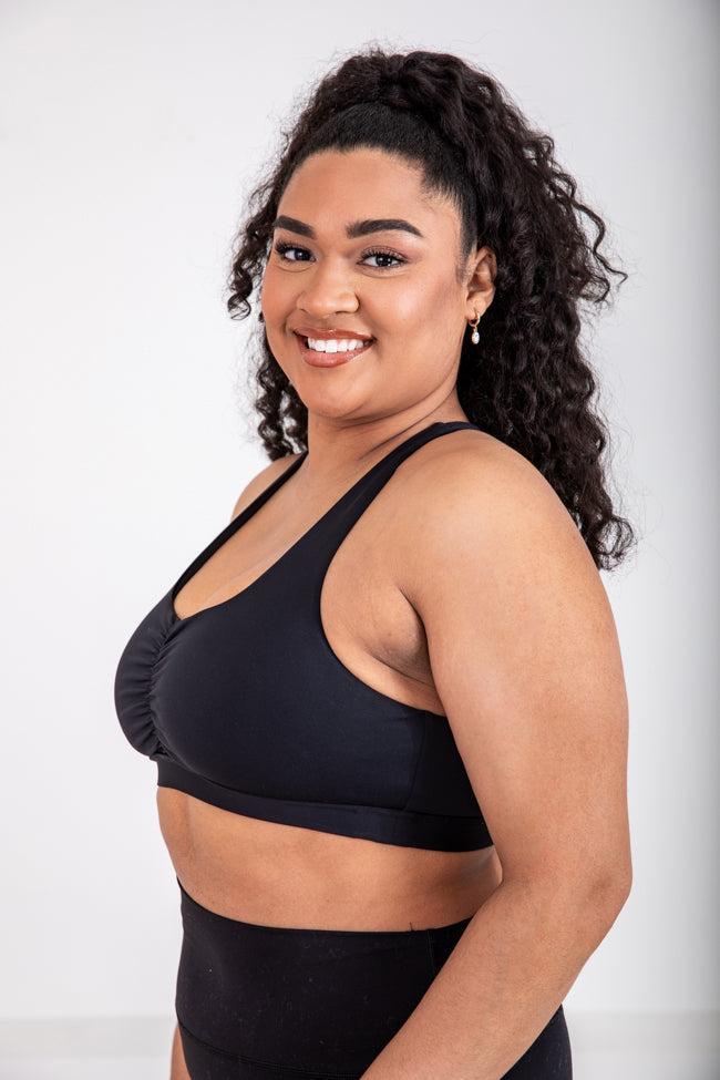 You Got This Black Sports Bra FINAL SALE Product Image