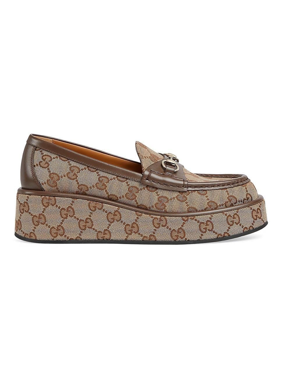 Womens Ilde GG Canvas Loafers Product Image