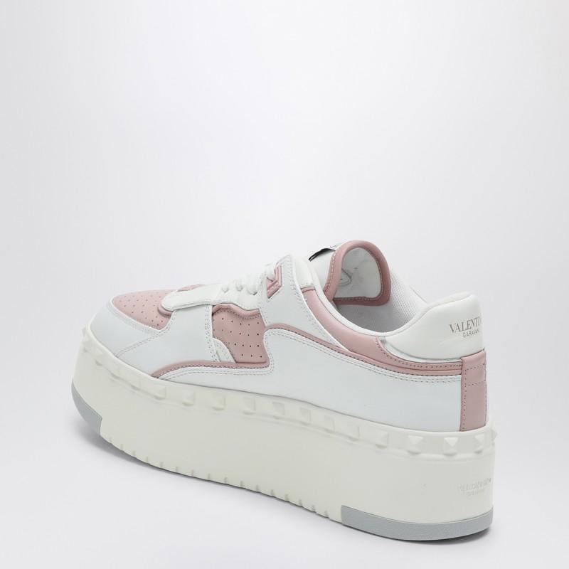 VALENTINO GARAVANI Women's Freedots Xl White/pink Sneaker | Size 39 | 5w2s0ig5fxc Product Image