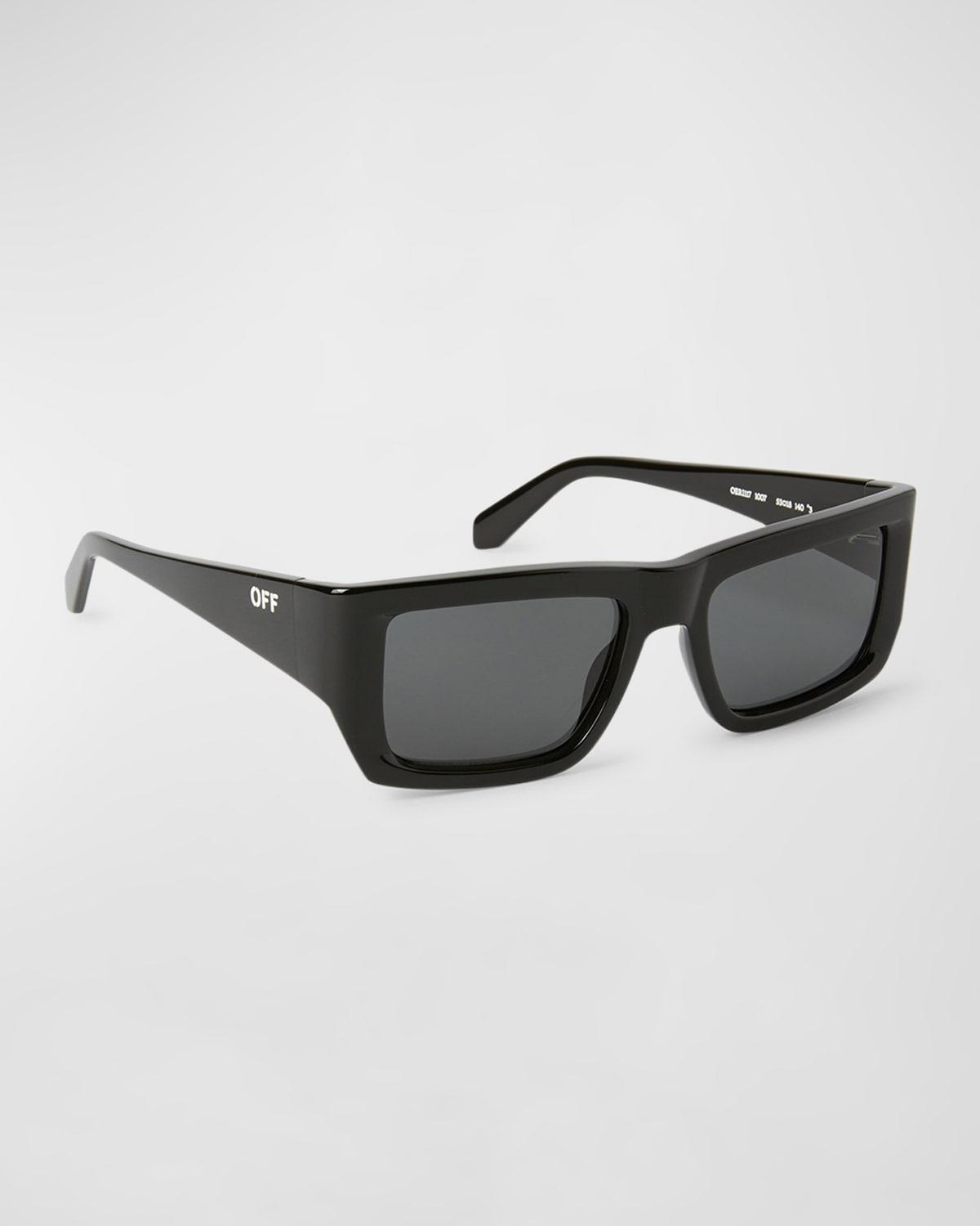 Mens Prescott Acetate Rectangle Sunglasses Product Image