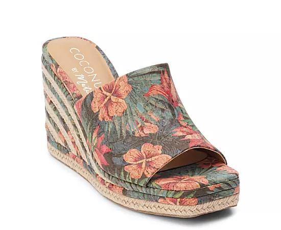 Coconuts Womens Audrey Wedge Sandal Product Image