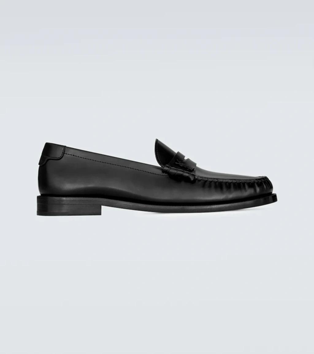 Le Loafer Leather Loafers In Nero Product Image