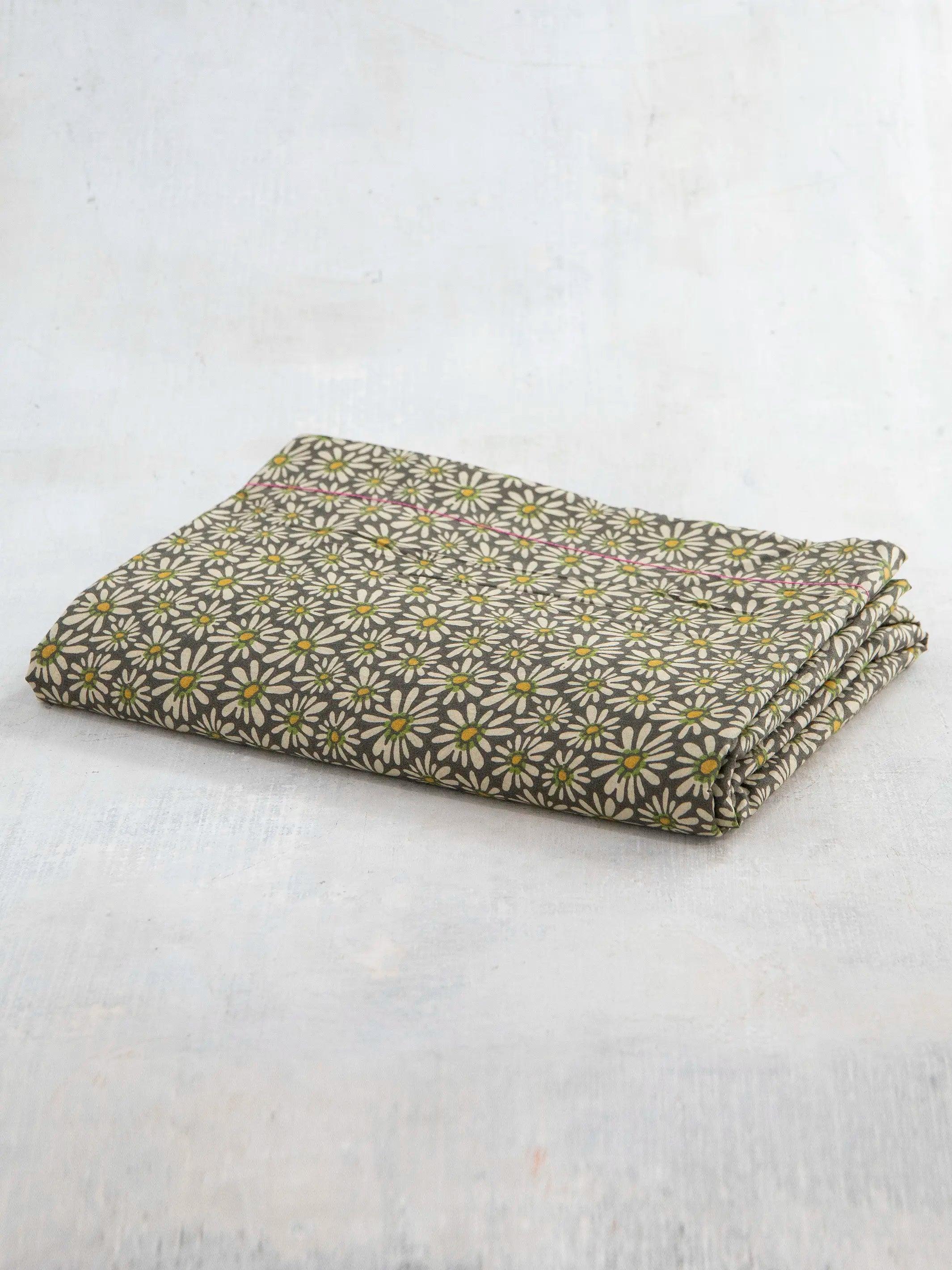 Mix & Match Soft Cotton Flat Sheet - Green Maia Product Image