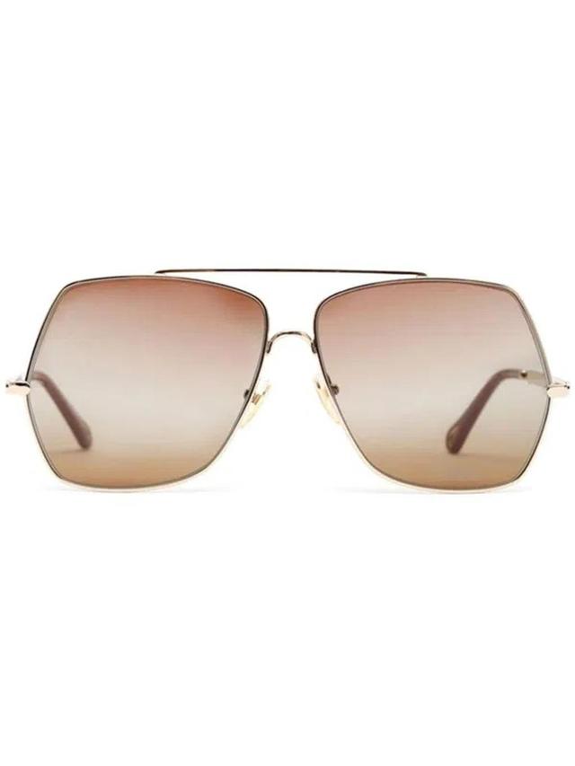 Sunglasses Accessories In Brown Product Image