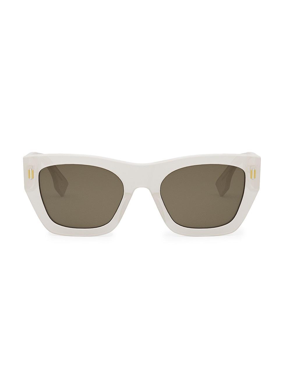 Fendi Roma 63mm Rectangular Sunglasses Product Image