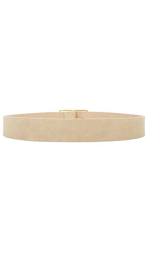 B-Low the Belt Milla Suede Belt in Light Sand & Gold - Beige. Size XS (also in S). Product Image