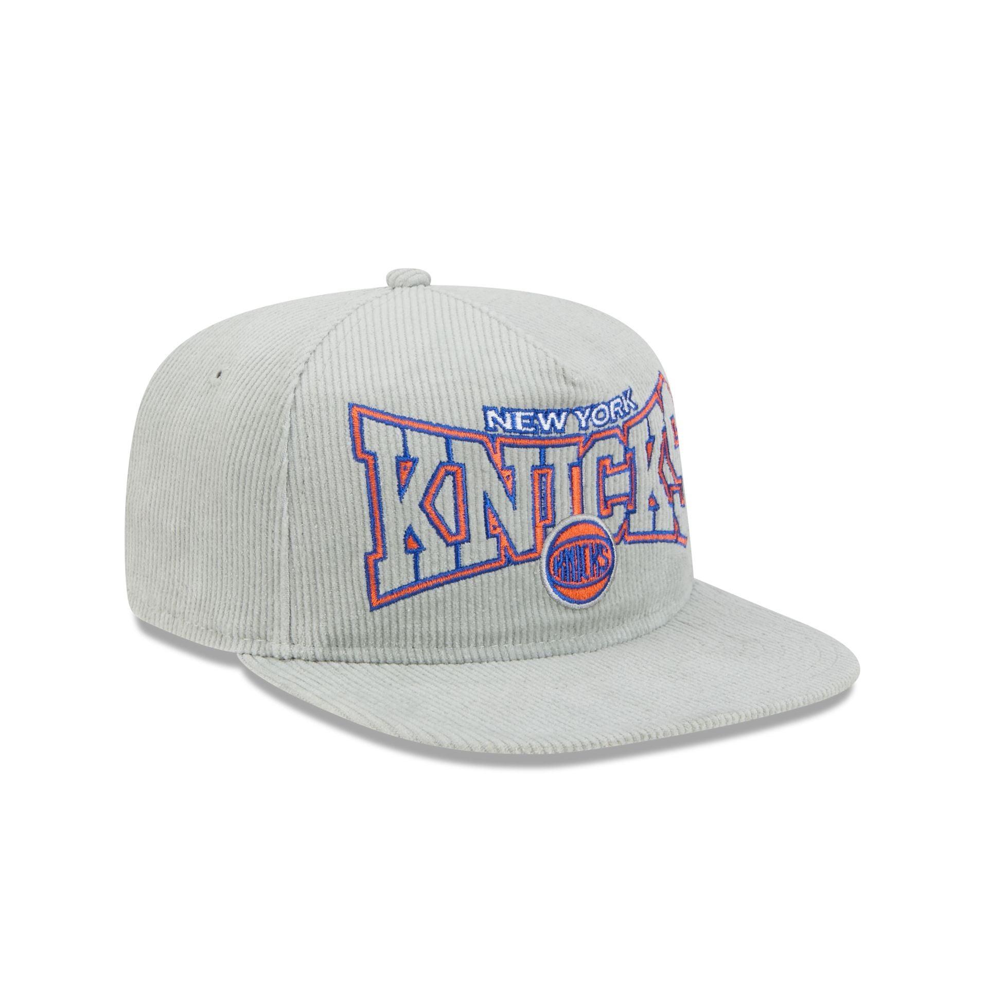 New York Knicks Gray Cord Golfer Hat Male Product Image