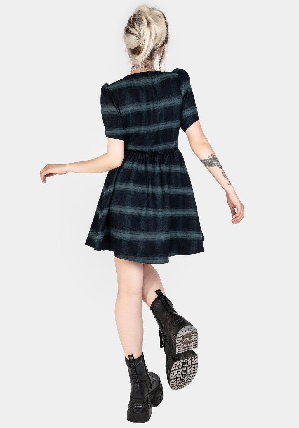 Greenlee Check Mini Dress Product Image