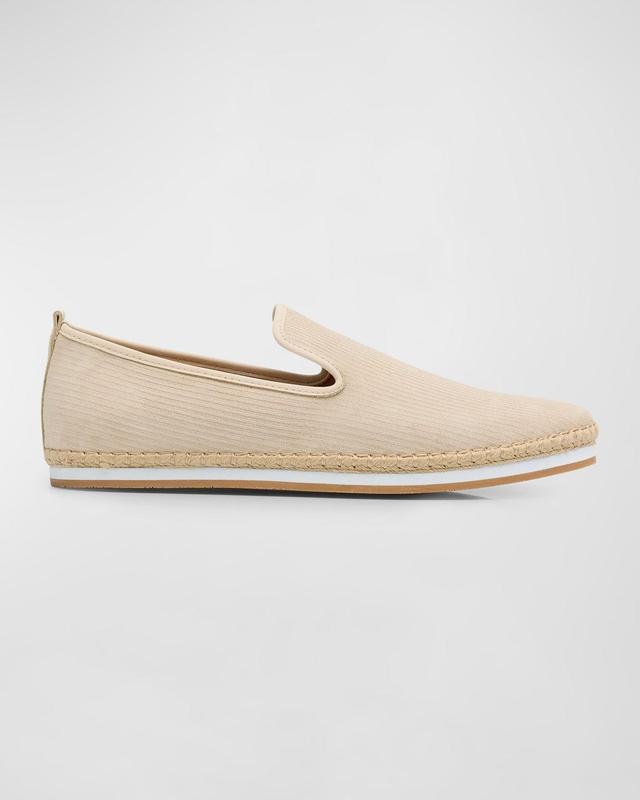 Mens Suede Espadrille Loafers Product Image