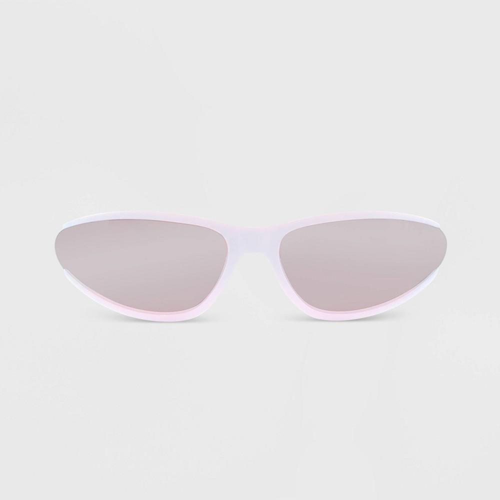 Womens Matte Plastic Oval Sunglasses - Wild Fable Purple Product Image