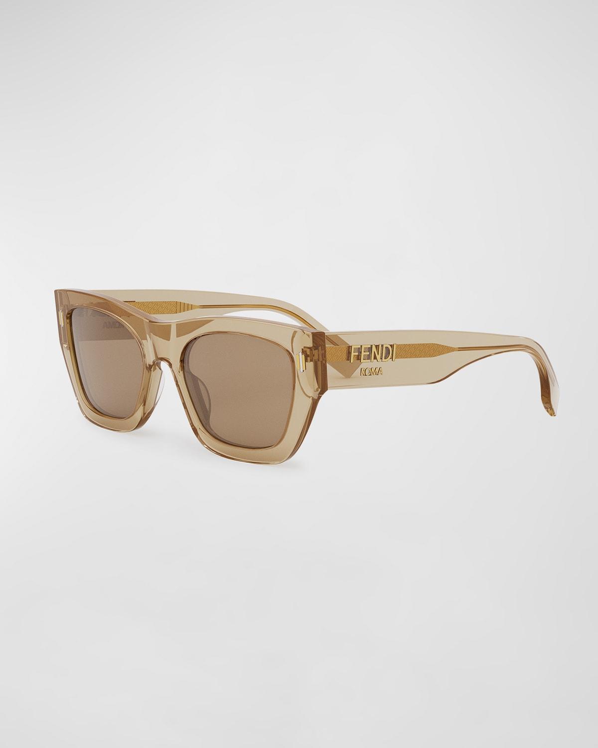 Fendi Roma 63mm Rectangular Sunglasses Product Image