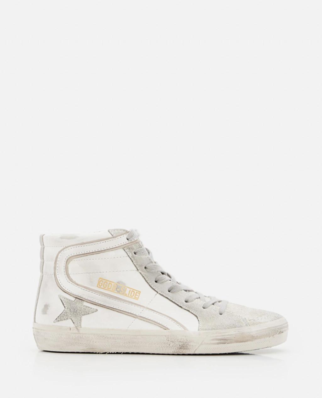 Slide High-top Sneaker In White Product Image