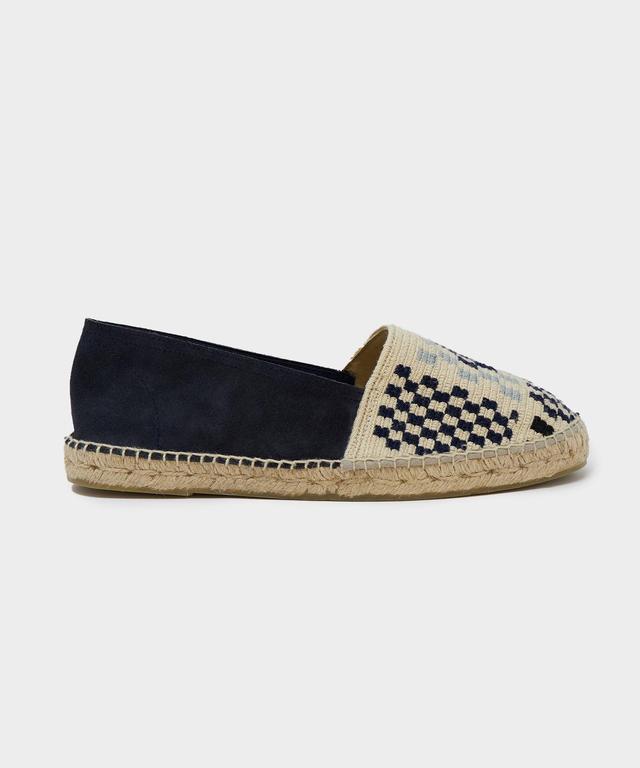 Guanábana Espadrilles in Blue Check Product Image