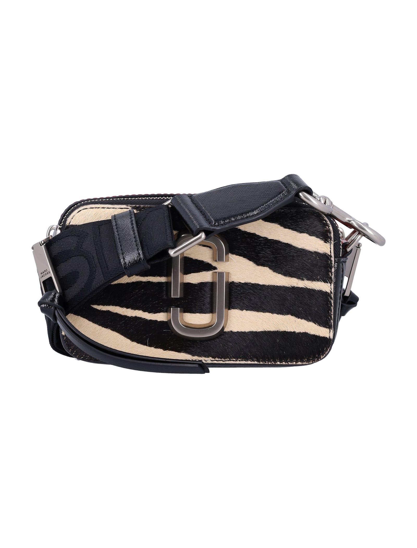 MARC JACOBS The Zebra Haircalf Snapshot Bag Product Image