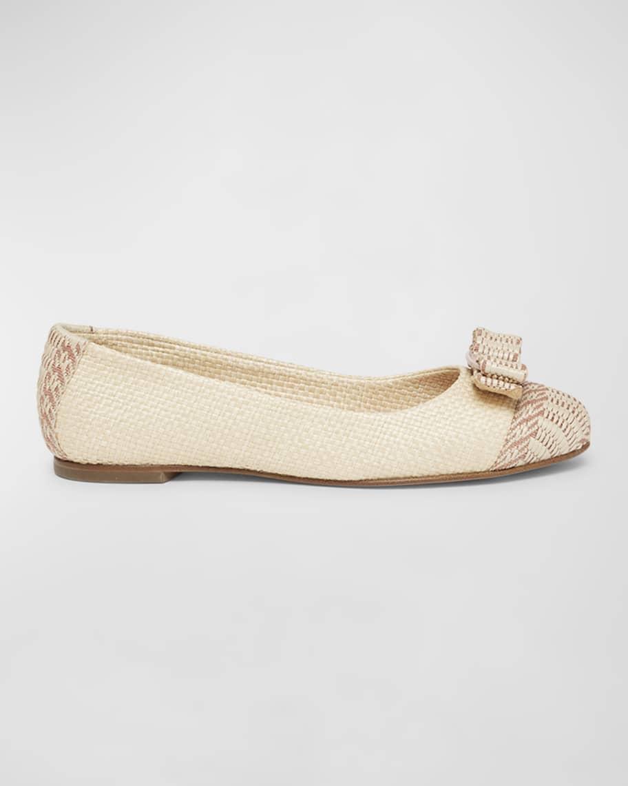 Varina Woven Bow Ballerina Flats Product Image