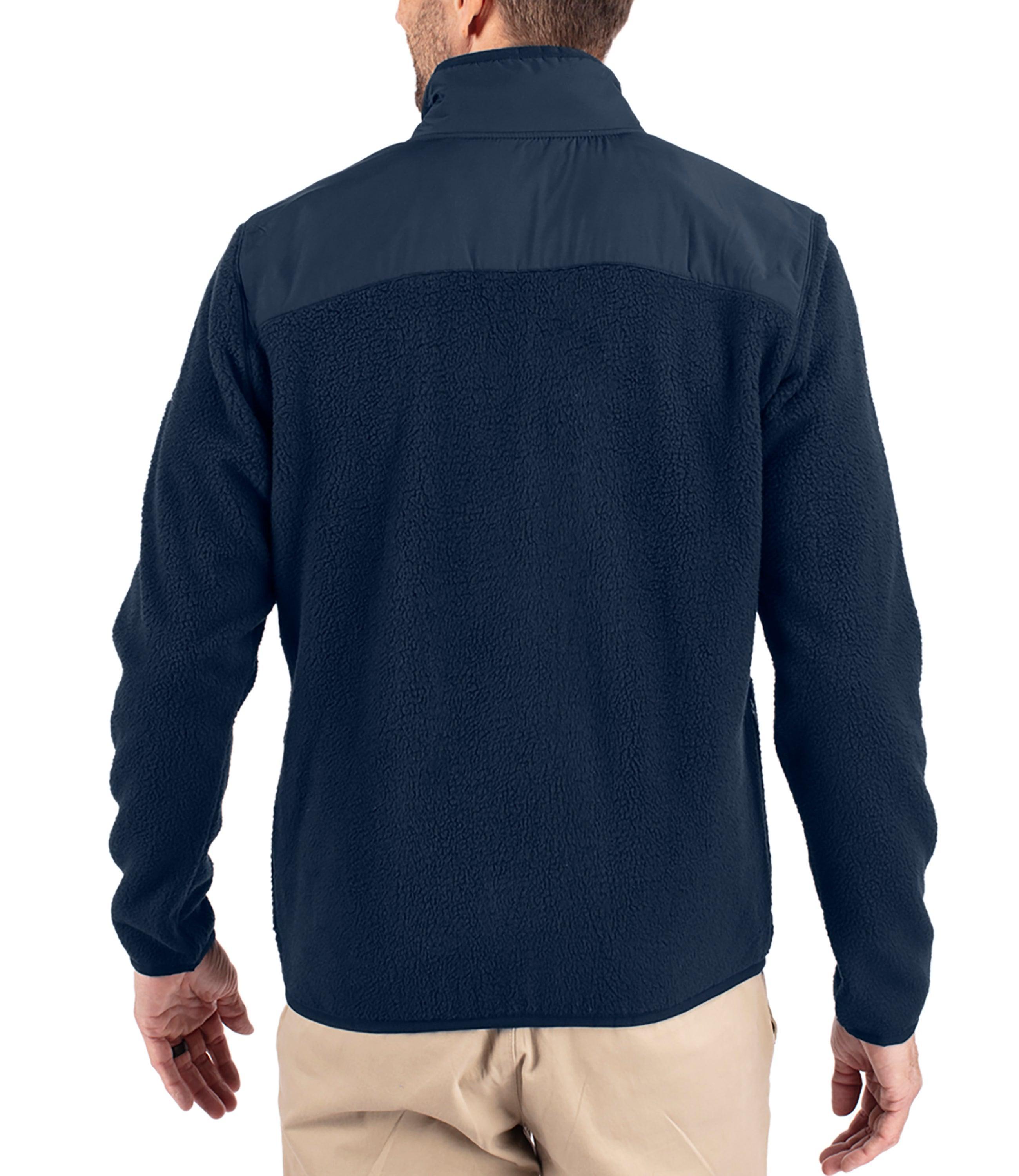 Cutter & Buck Cascade Eco Sherpa Mens Big & Tall Fleece Jacket Product Image