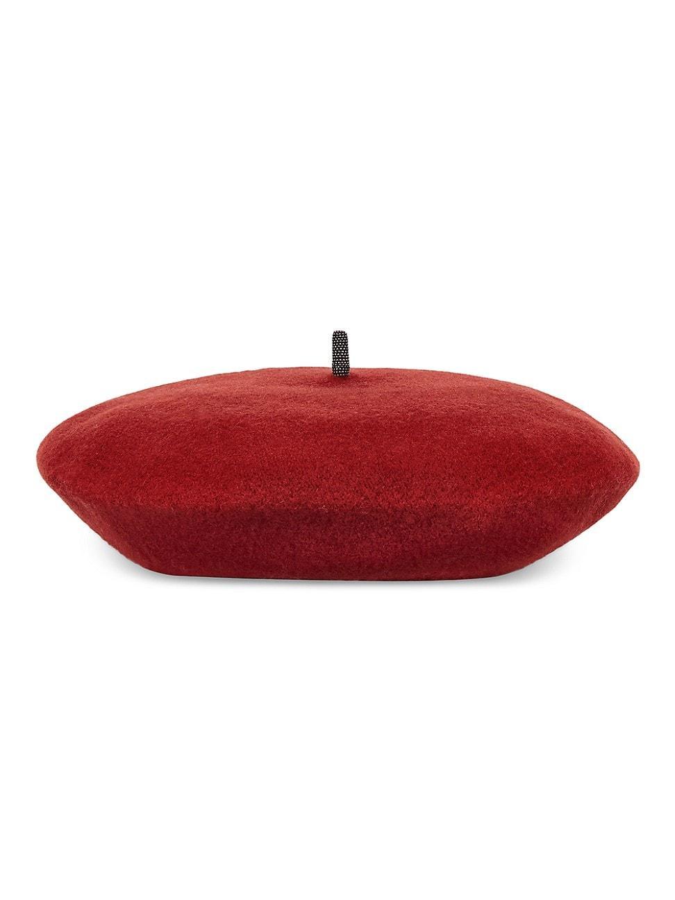 Womens Wool Beret with Precious Detail product image