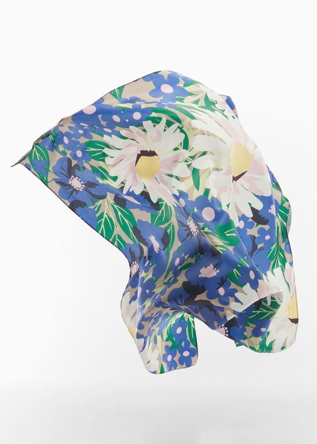 MANGO - Floral printed scarf - One size - Women Product Image